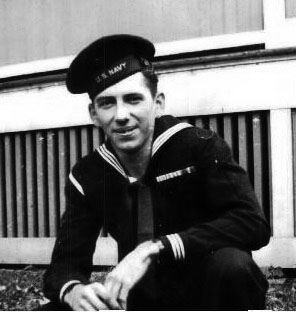C. Angevine, on leave in Ogdensburg, N.Y., 1945.