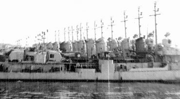 Decommission Row, San Diego, 1946.