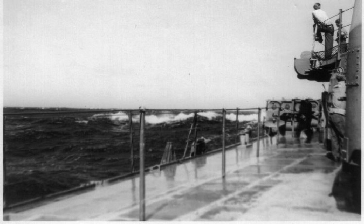 Starboard side looking aft.