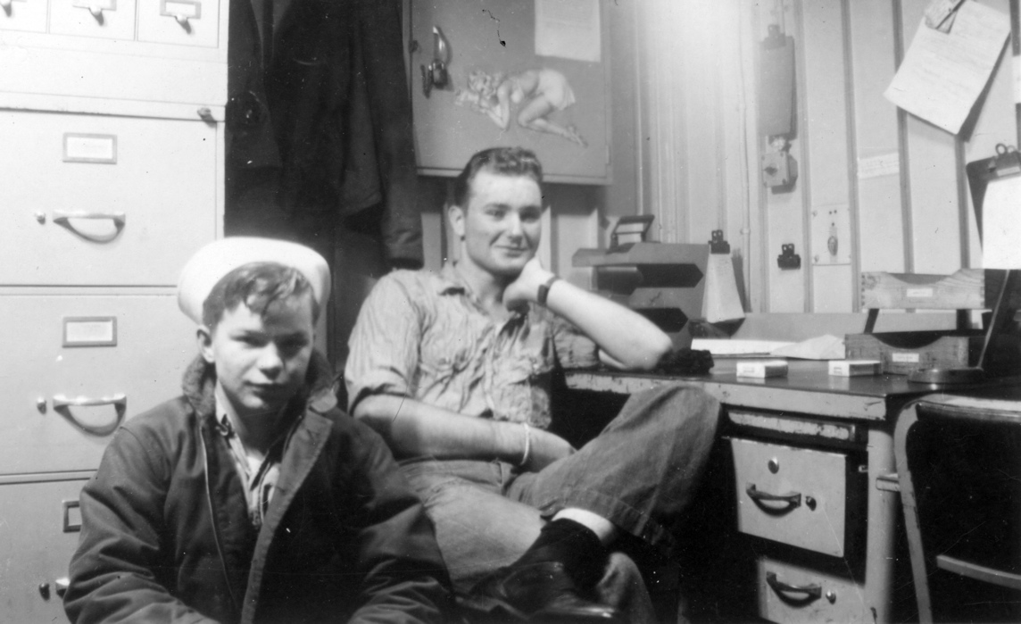 [unknown], [unknown].<br>Possibly in a shore-based office.