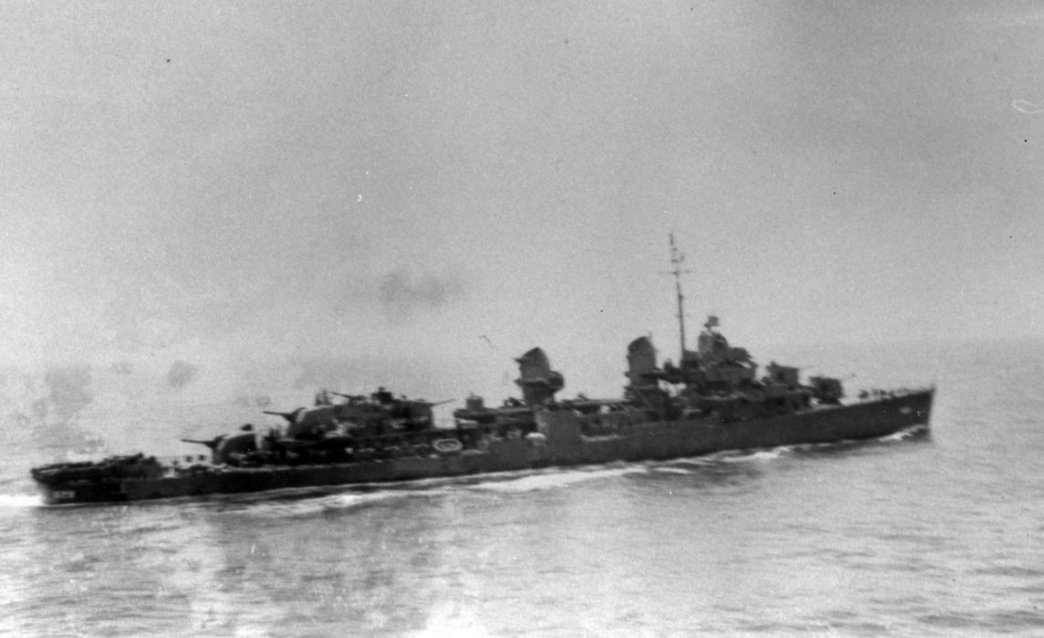 Abbot underway.<br>Probably spring or summer 1943. Location unknown.