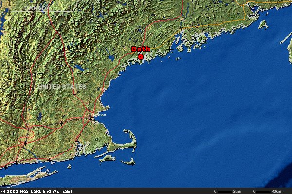 Bath, Maine Map of Bath, Maine