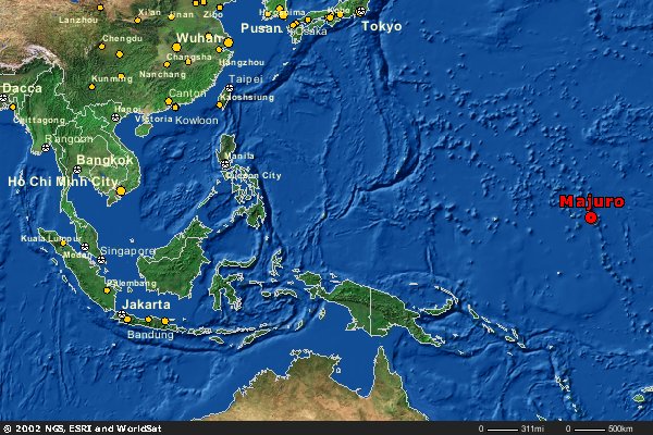 Map of Majuro