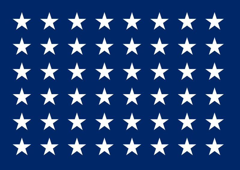48-star U.S. naval jack