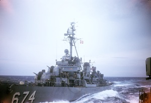 16 – Destroyer Hunt (DD 674) alongside Abbot