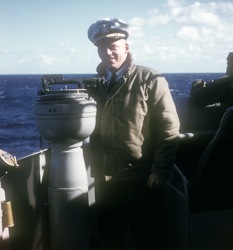 Ensign Ken Rider on the bridge