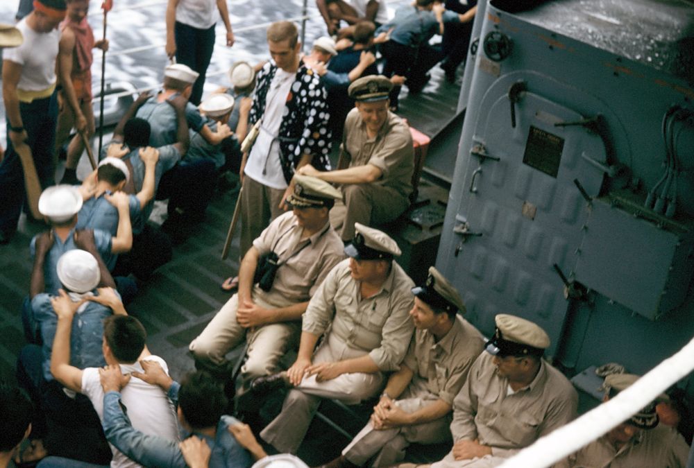 Crossing the equator 28JUL1954