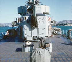 Abbot at anchor, probably Guantanamo Bay