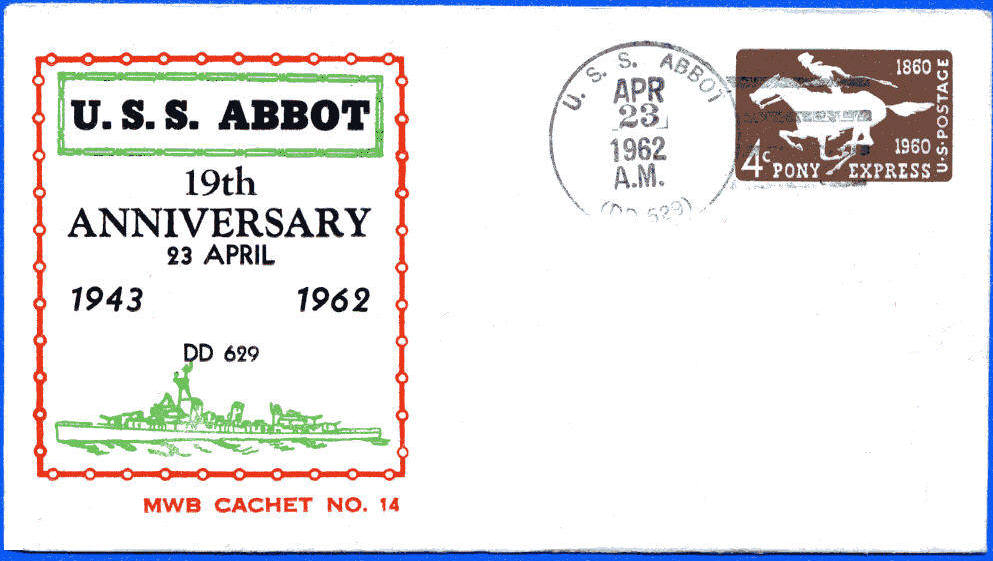 USS Abbot envelope