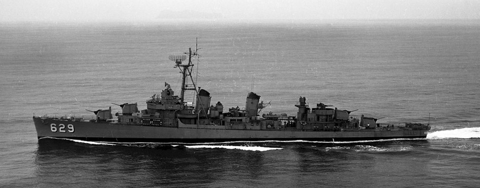 USS Abbot in late 1950s
