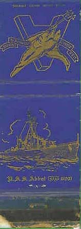 USS Abbot matchbook