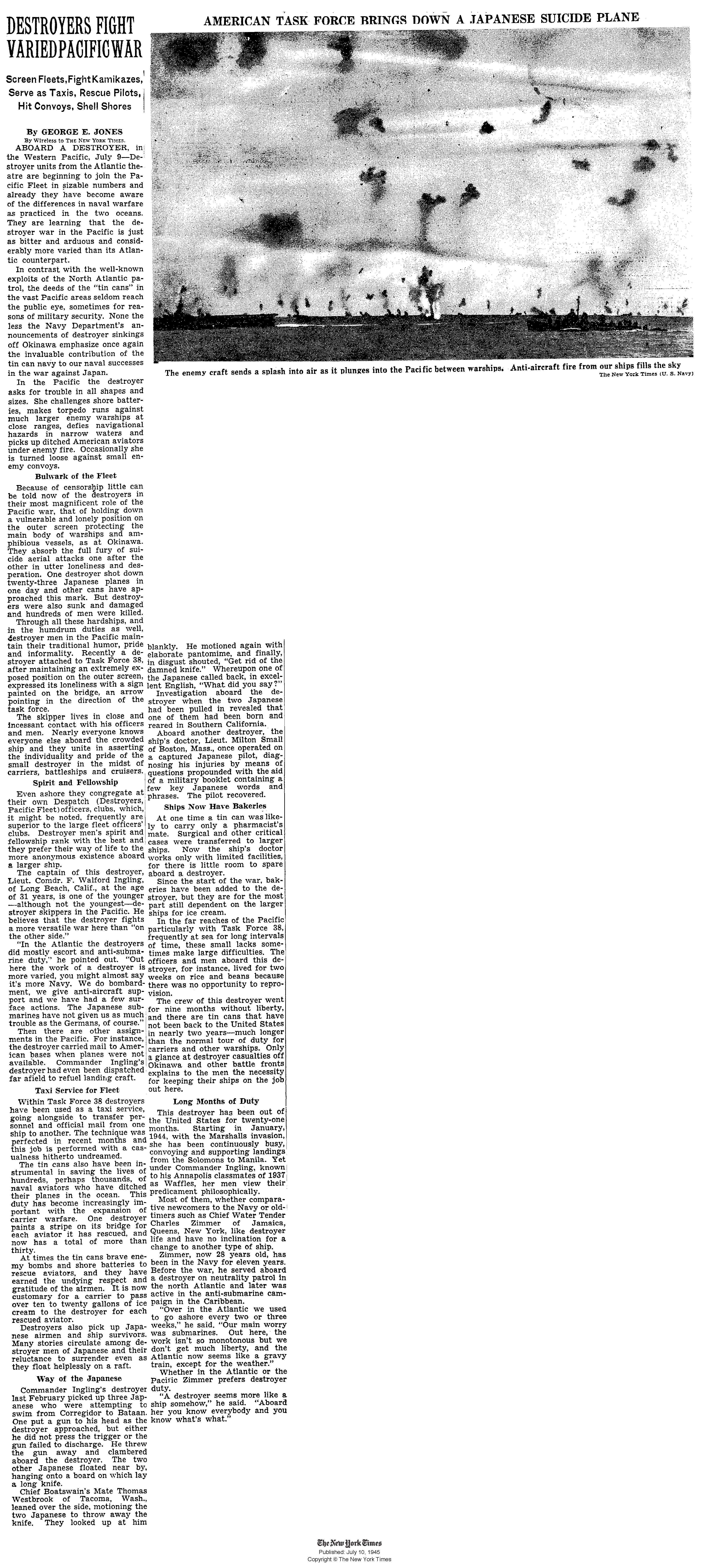 Newspaper Article