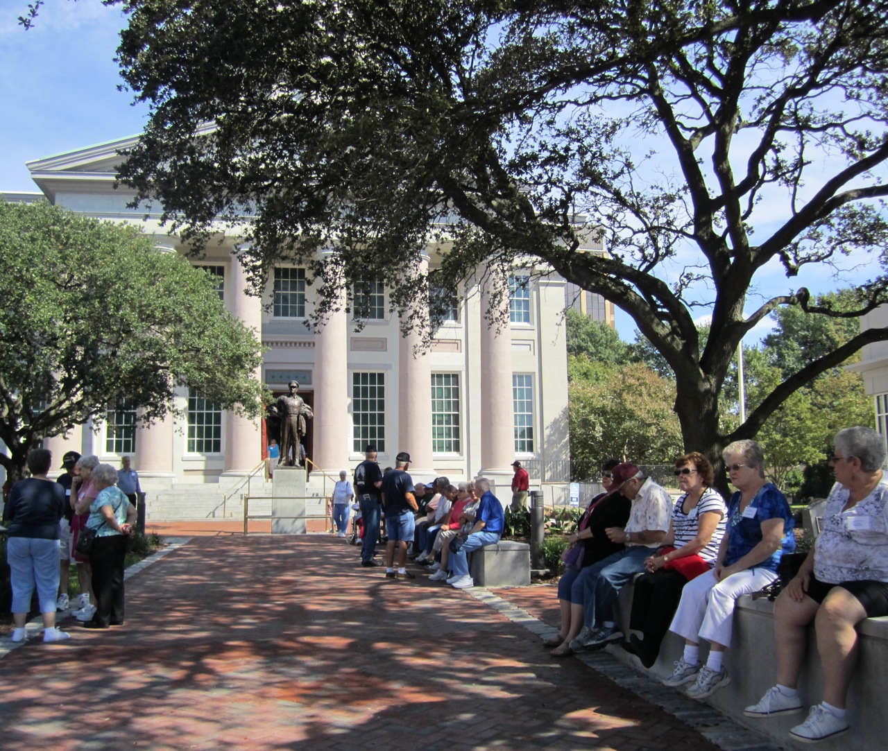 Group at MacArthur Memorial
